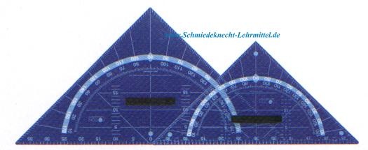 Geodreieck, FOCON,  60cm, Plexiglas