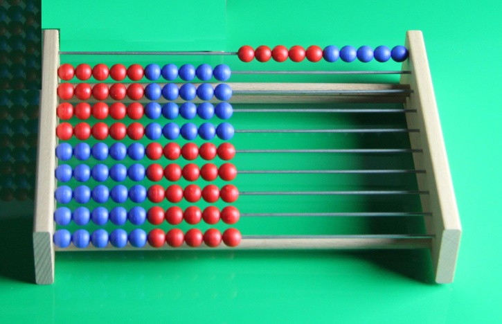 100er Schüler - Rechenrahmen aus RE-WOOD®, System Oehl