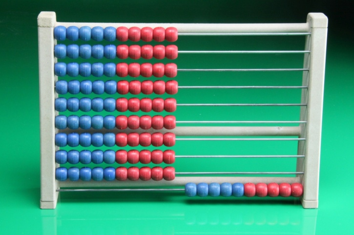 100er Schüler - Rechenrahmen aus RE-WOOD®, Fünferschritte