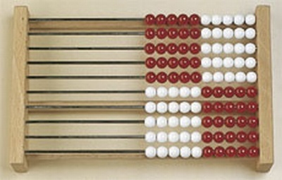 100er Schüler - Rechenrahmen aus RE-WOOD®, System Oehl