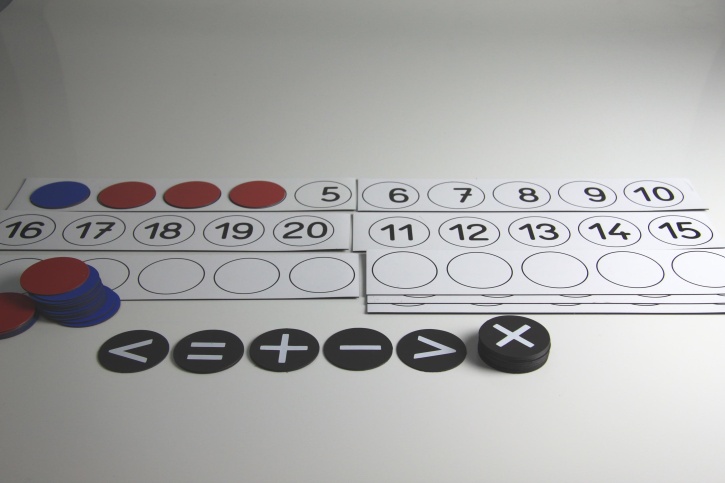 Lehrer-Rechenleiste, magnetisch