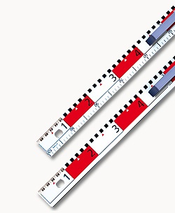 Flachprofil-Lineal 100 cm, mit cm-Teilung, magnethaftend