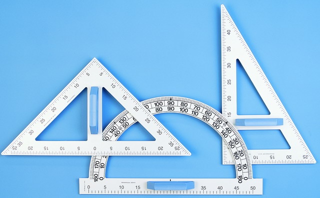 Zeichendreieck 45°, Polystyrol, weiß, 60 cm, magnethaftend