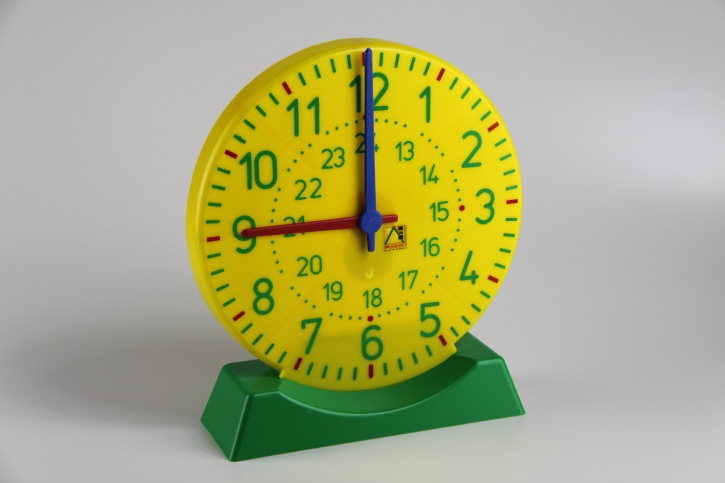 Große Lernuhr mit Standfuß