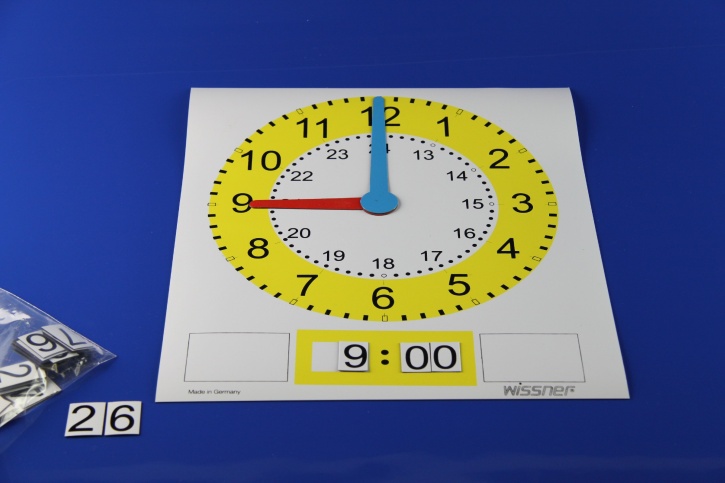 Tafeluhr  Uhrenmagnetsatz