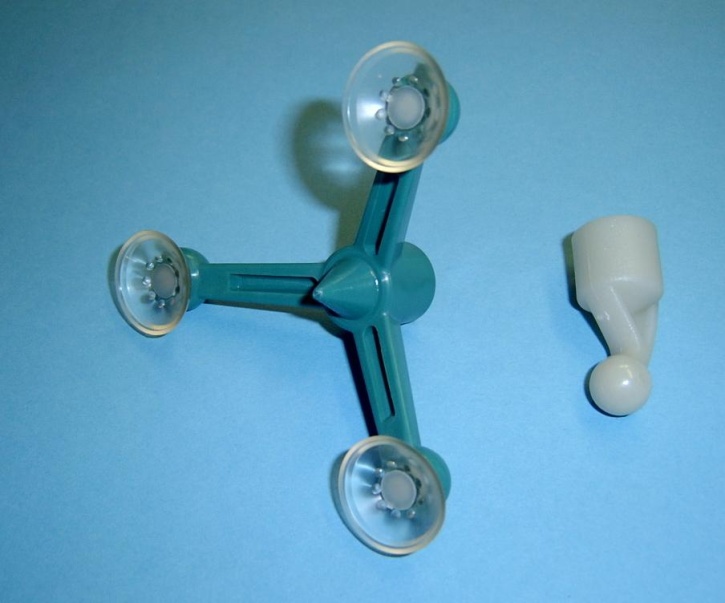 Ersatzteil für Präzisionszirkel MAGNETA, Dreifuß mit Magneten