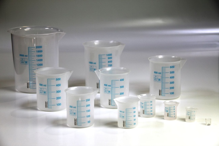 Messbechersatz, 11 Teile