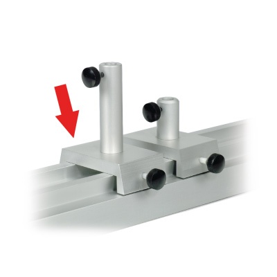 Optikreiter U, Säulenhöhe 75 mm, für die Optische Bank