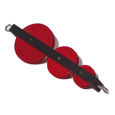 Flaschenzug, 3 Rollen