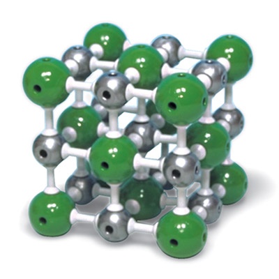 Modell Natriumchlorid. 27 Atome