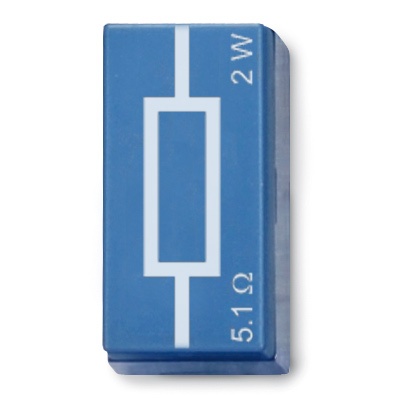 Widerstand 5,1 Ohm, 2 W, P2W19 Widerstand 5,1 Ohm, 2 W, P2W19