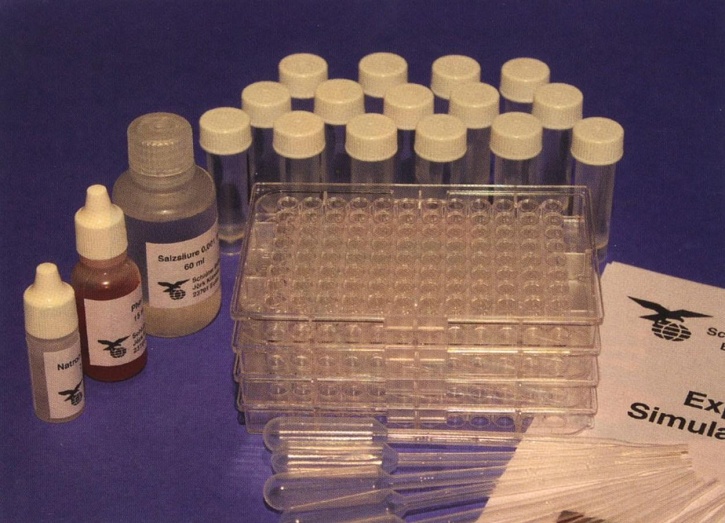 Experimentierkit zur Simulation einer Epidemie