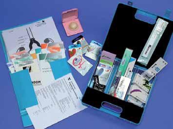 Unterrichtskit Empfängnisverhütung Koffer