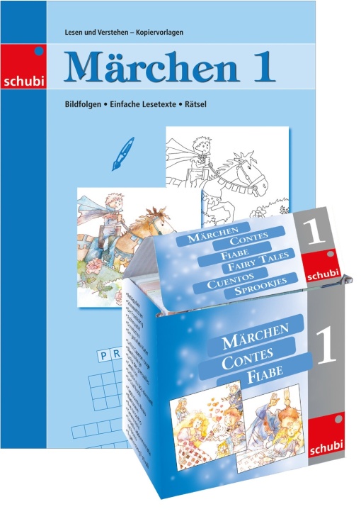 Märchen 1 Bilderbox mit Mappe im Set