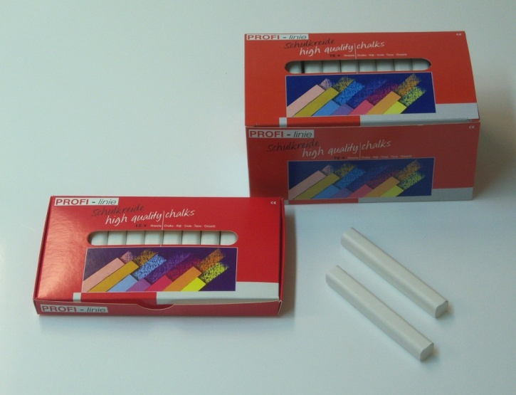 PROFI-linie-Schulkreide, weiß, 72 Stück in Karton