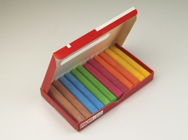 PROFI-linie-Schulkreide, 6farbig, 12 Stück in Karton