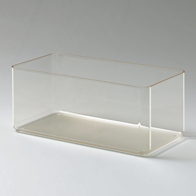 Kunststoffwanne, glasklar, 210x110x80mm