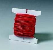 Kupferdraht mit Isolierung, 0,5mm Ø, 20m lang