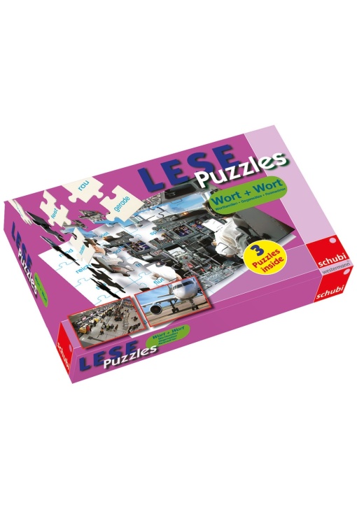 Lesepuzzles Wort und Wort
