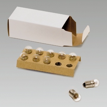 Glühlampen E 10/2,5 V / 0,2 A