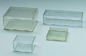 Klarsichtdose A, Kunststoffkasten, 105x90x50 mm