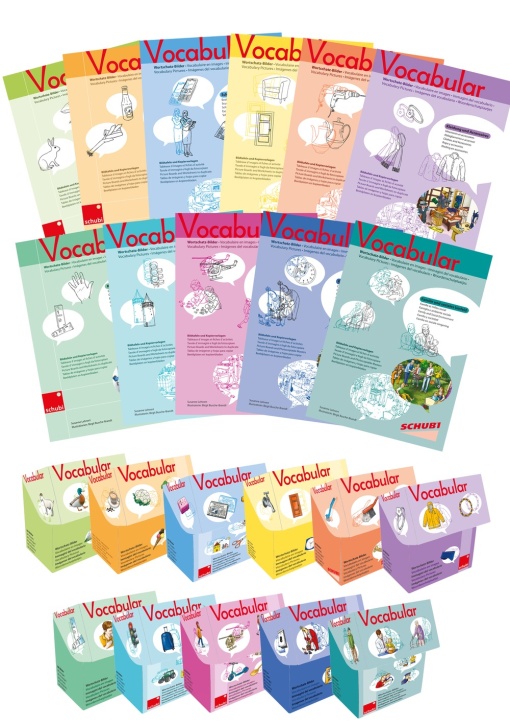 Set Vokabular (11x Bilderboxen & Kopiervorlagen)