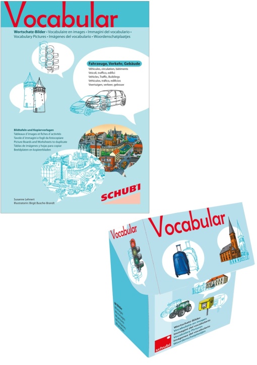 Vocabular Set - Fahrzeuge, Verkehr, Gebäude