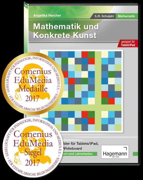Interaktive Tafelbilder Mathematik und konkrete Kunst tabletfähig, Schullizenz