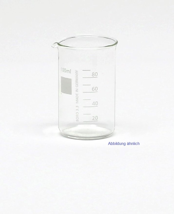 Becherglas, hitzebeständig, HF