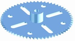 Metallzahnblatt, Sägeblatt, mit Bund