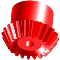 Kegelrad mit Bund, 20 Zähne