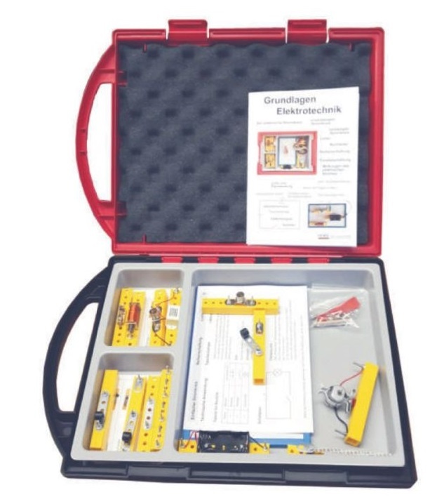 Elektrobaukasten 1, einfache Grundlagen, im Kunststoffkoffer
