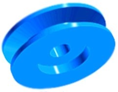 Riemenscheibe ohne Bund, 20 mm Durchmesser