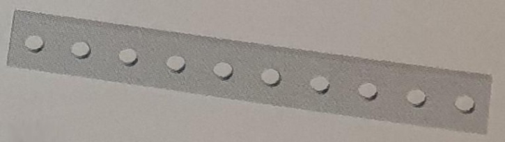 Strebe 10 - Loch, 10er Packung