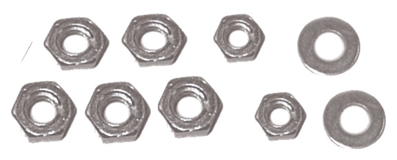 Mutter aus Metall, M4, 100er Pack