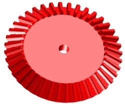 Kegelrad ohne Bund, 40 Zähne