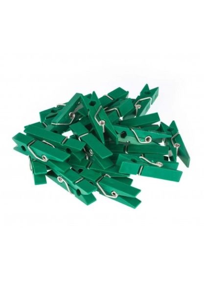 25 Klammern für Klammerkarten, grün 25 Klammern für Klammerkarten, grün