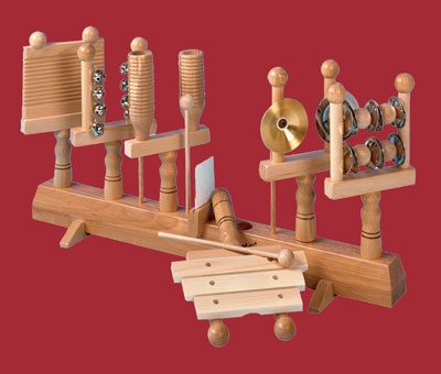 Percussionsleiste / Holzständer