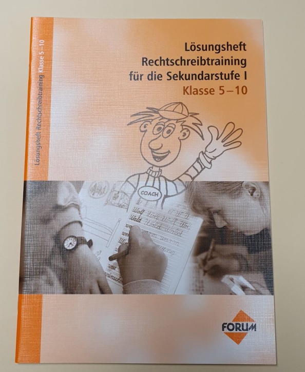 Lösungsheft zu den Bildungsstandards Rechtschreibung Kl. 5-10 Lösungsheft zu den Bildungsstandards Rechtschreibung Kl. 5-10