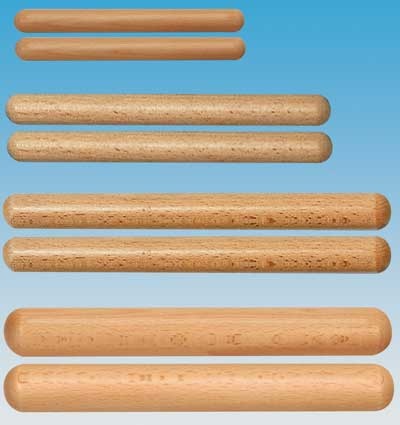 Claves Buche, gewachst, Paar, 15 x 150 mm