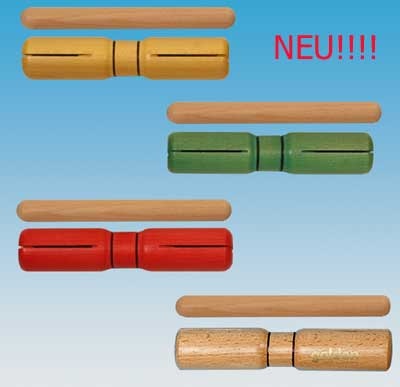 Röhrenholztrommel aus Buche natur