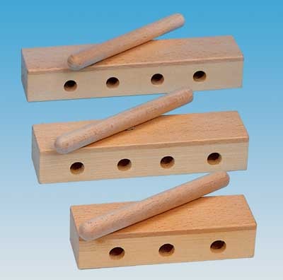 Holzblock / Tonblock aus Buche natur, 20 cm