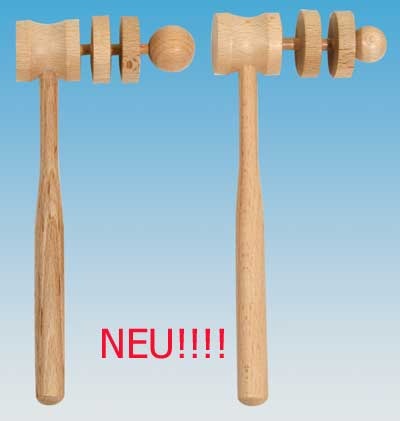 Stielklapper aus Buche natur, 20mm