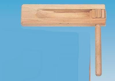 Ratsche aus Holz natur