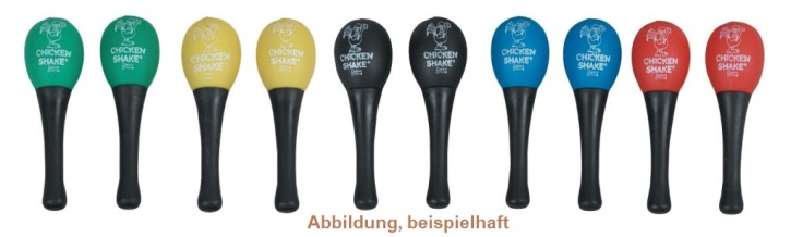 Schüttelei, Chicken Shake, Maracas, 60 Stück
