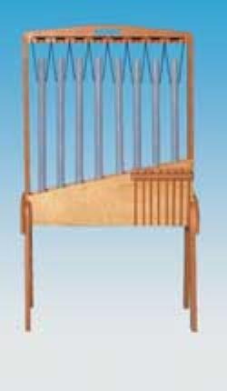 Tonröhrenständer, Ständer aus Buche