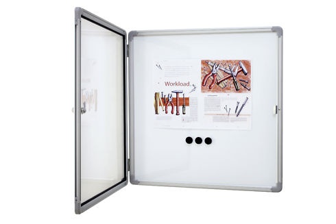 Schaukasten für innen, extra flach, magnethaftend, für 12x DIN A Schaukasten für innen, extra flach, magnethaftend, für 12x DIN A