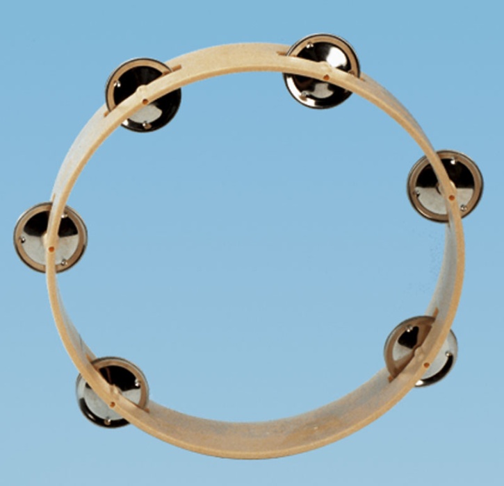 Schellenring / Schellenkranz 8 Zoll, aus Holz, Ø 20/6