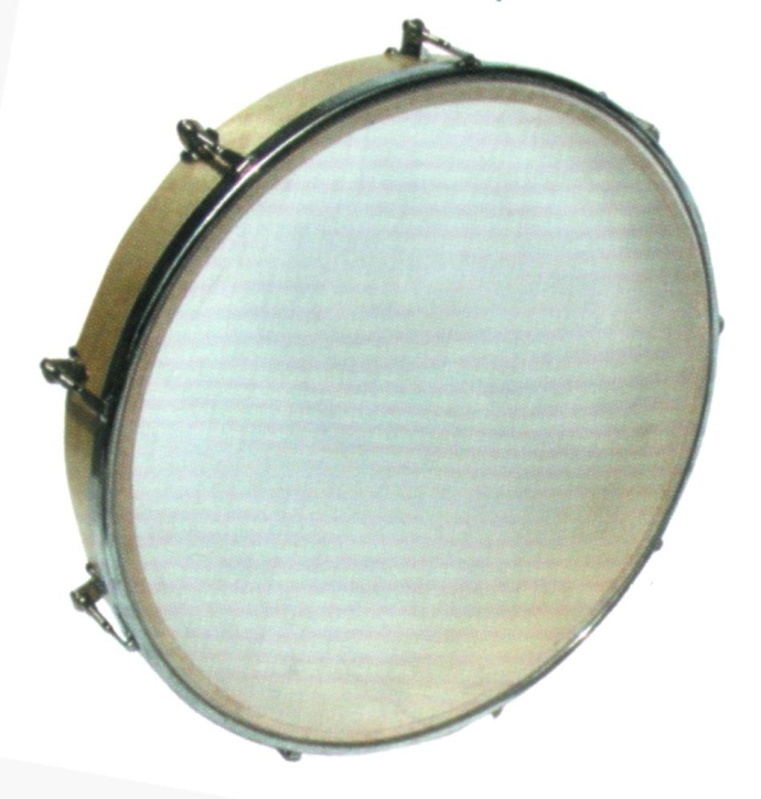 Rahmentrommel aus Holz, Kunststofffell, spannbar, Ø 30cm
