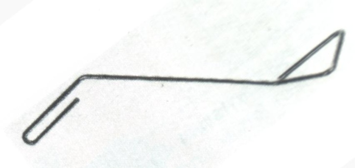 Ergänzungsbedarf zur Bakteriologie: Drigalski-Spatel, aus Glas